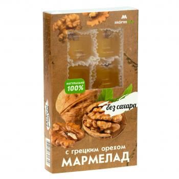 Мармелад с грецким орехом без добавления сахара 170 гр., MARMECO