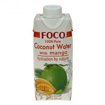 Вода кокосовая с манго, FOCO