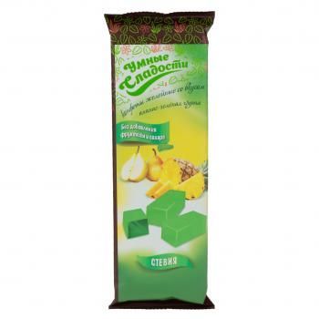 Конфеты желейные ананас - зеленая груша, Умные сладости