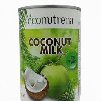 Молоко кокосовое органическое 17%, Econutrena