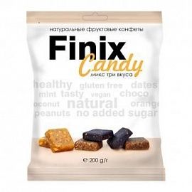 Конфеты фруктовые микс три вкуса Finix Candy, Фруктовая Энергия