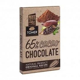 Шоколад горький 65% какао Томер 90 гр
