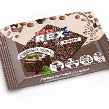 Хлебцы протеино-злаковые Шоколадный брауни, Protein Rex 