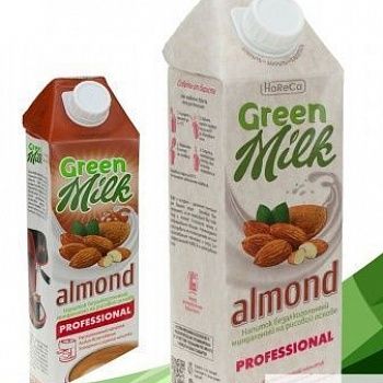 Напиток миндальный на рисовой основе Green Milk 1 л